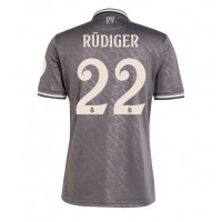 Camisa de time de futebol Real Madrid Antonio Rudiger #22 Replicas 3º Equipamento 2024-25 Manga Curta